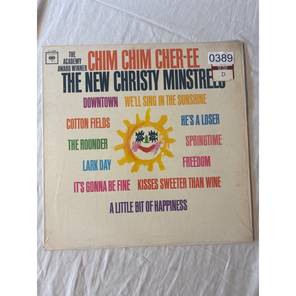Columbia Chim Chim Cher-ee Vinyl LP The New Christy Minstrels 12" Black CL2369